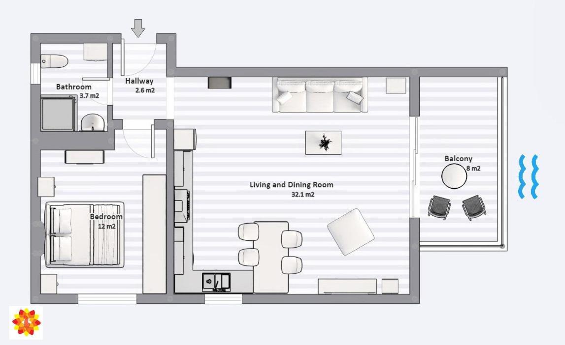 Saranda Amazing Sea View Apartment المظهر الخارجي الصورة